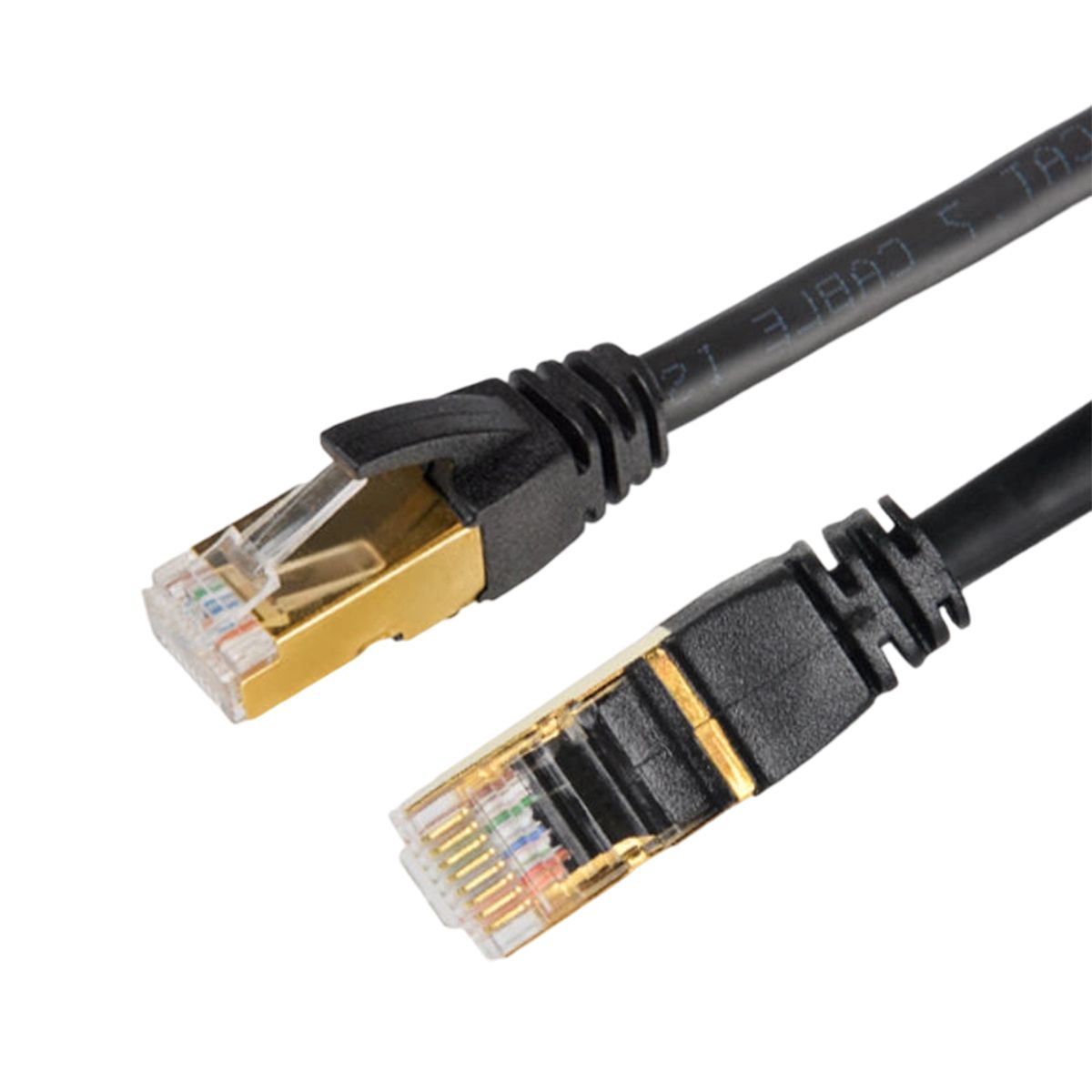 GENERICO - Cable De Red Cat 7 10Gbps, Cobre Puro y Doble Blindaje 10 Metros