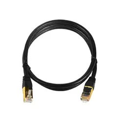 GENERICO - Cable De Red Cat 7 10Gbps, Cobre Puro y Doble Blindaje 5 Metros