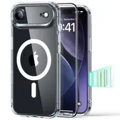 ESR - Para iPhone 17 Air - Pack Carcasa Magsafe + Vidrio Templado Clear A1-02