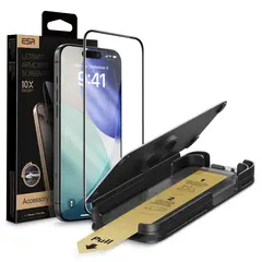 ESR - Para iPhone 17 Pro Max - Vidrio Templado Blindado + Instalador Clear A1-24