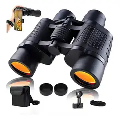 TATEE - Binoculares Profesionales 80x80 Negros