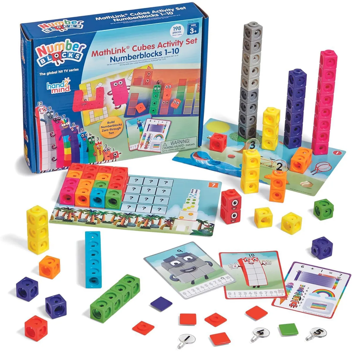 OLEVO - Juguete educativo números bloques 1-10 niños 3-7 años