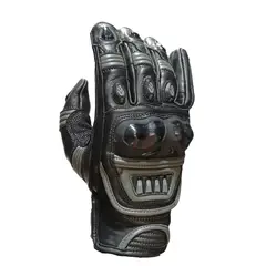 WINDESIGN - Guante moto cuero protección EN 13594