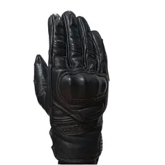 WINDESIGN - Guante moto cuero protección EN 13594