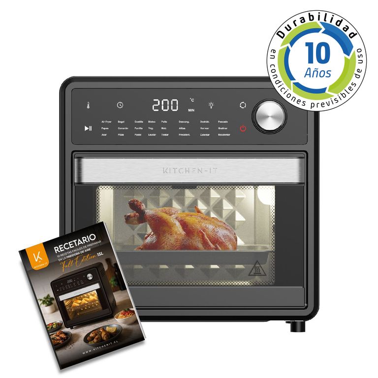 Horno Freidora de Aire Full Edition 24 en 1 - 15L