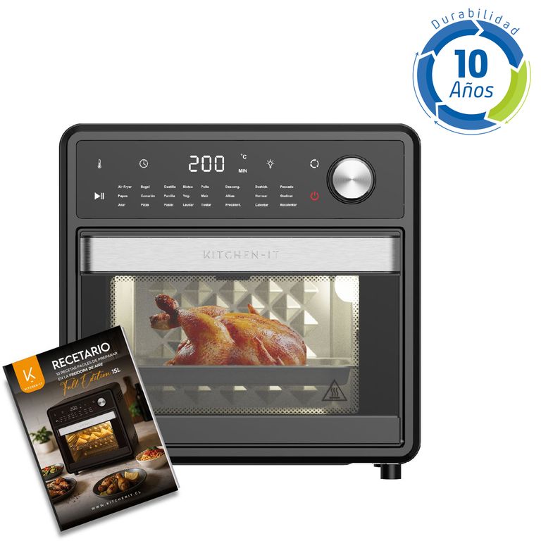 Horno Freidora de Aire Full Edition 24 en 1 - 15L