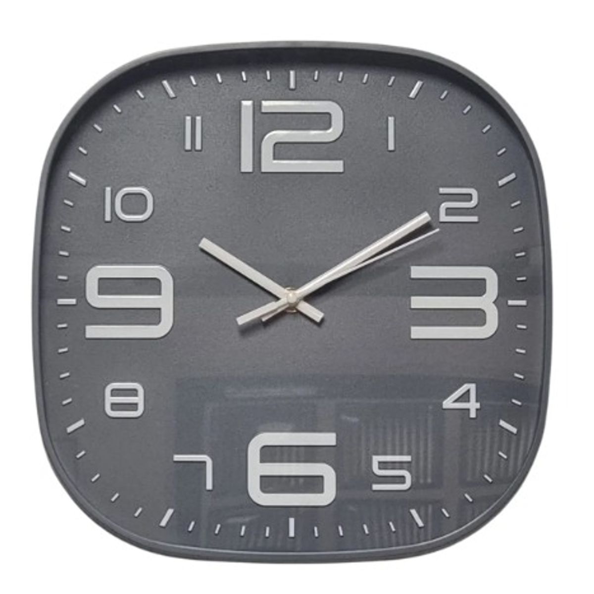 GENERICO - Reloj Mural Pared Moderno Color Gris 29x29 Cm