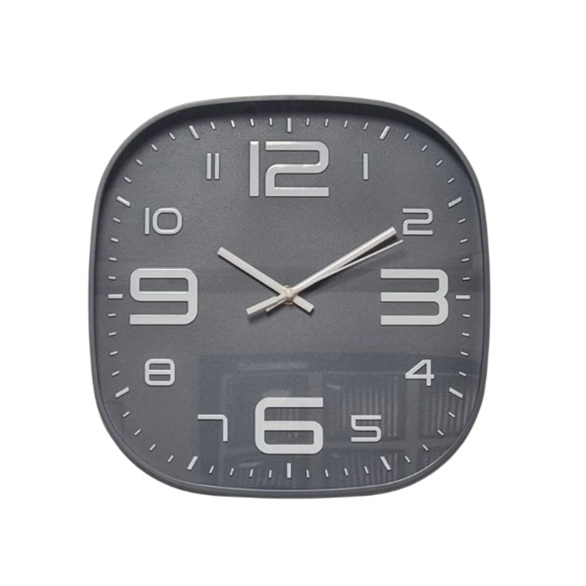 GENERICO - Reloj Mural Pared Moderno Color Gris 29x29 Cm