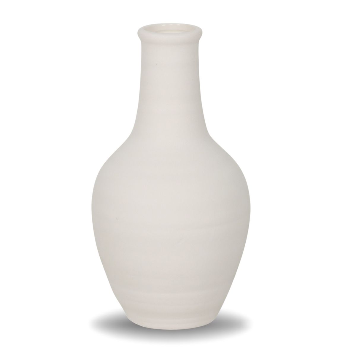 INSPIRACCI - Florero Cerámica Blanco 17cm