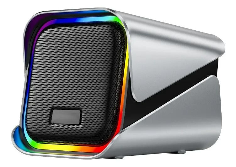 Parlante Bluetooth Portatil Bocinas Inalambrica Con RGB Negro