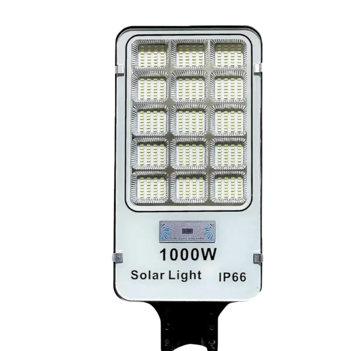 GENERICO - Pack X3 Foco Solar Alta Potencia 1000w Exterior Con Soporte Luz Blanca