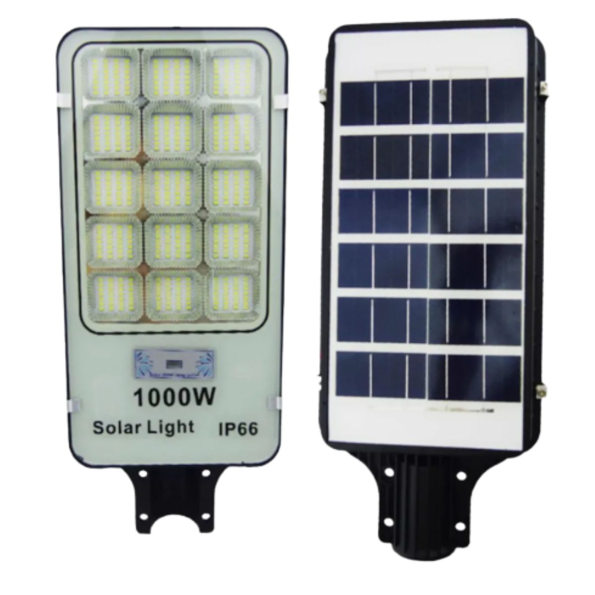 GENERICO - Pack X4 Foco Solar Alta Potencia 1000w Exterior Con Soporte Luz Blanca
