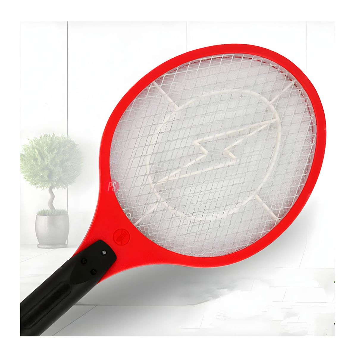 PUNTO STORE - Raqueta Mata Mosquitos A pilas con Choque Seguro - PS