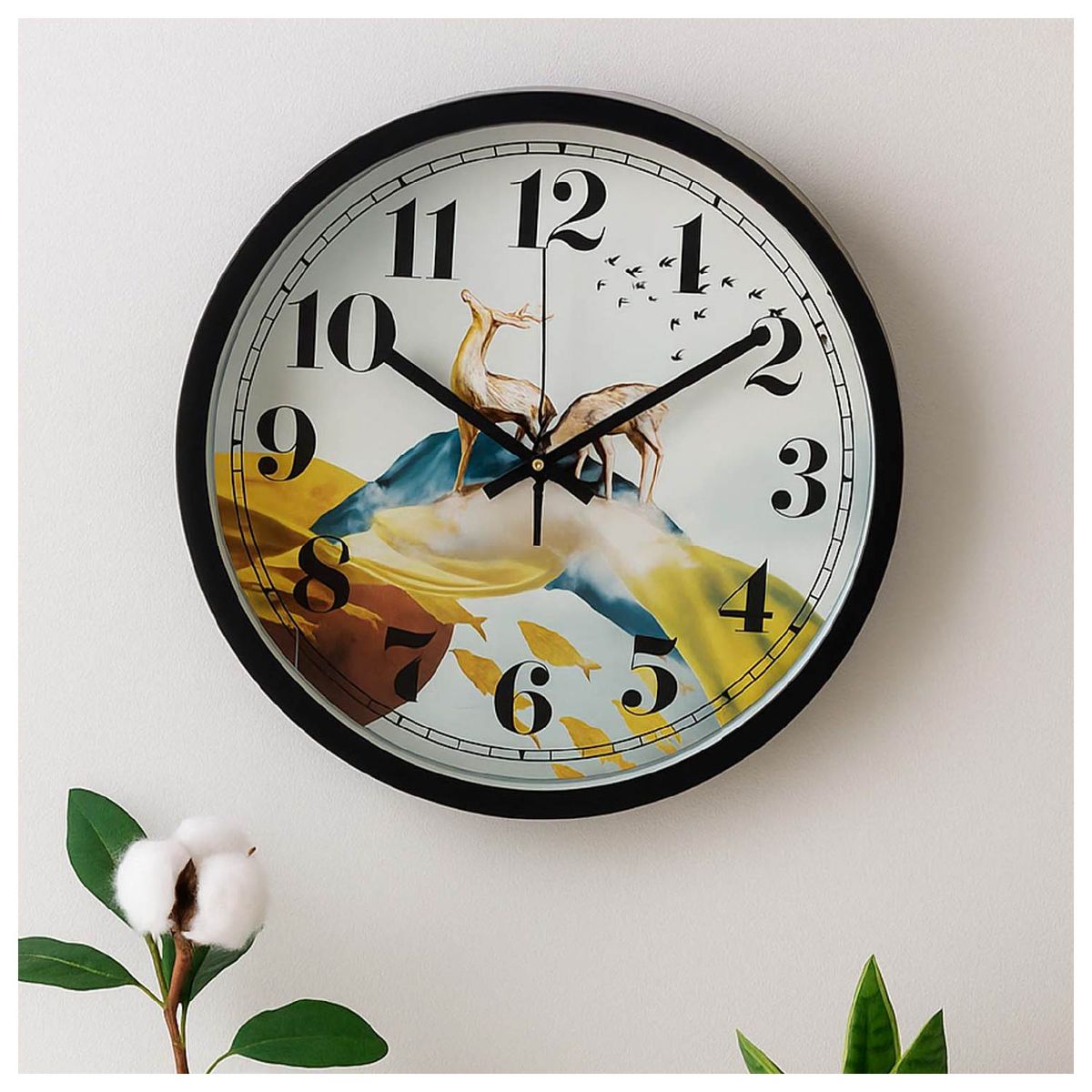 INSPIRACCI - Reloj Decorativo Pared  Diseño 30cm negro