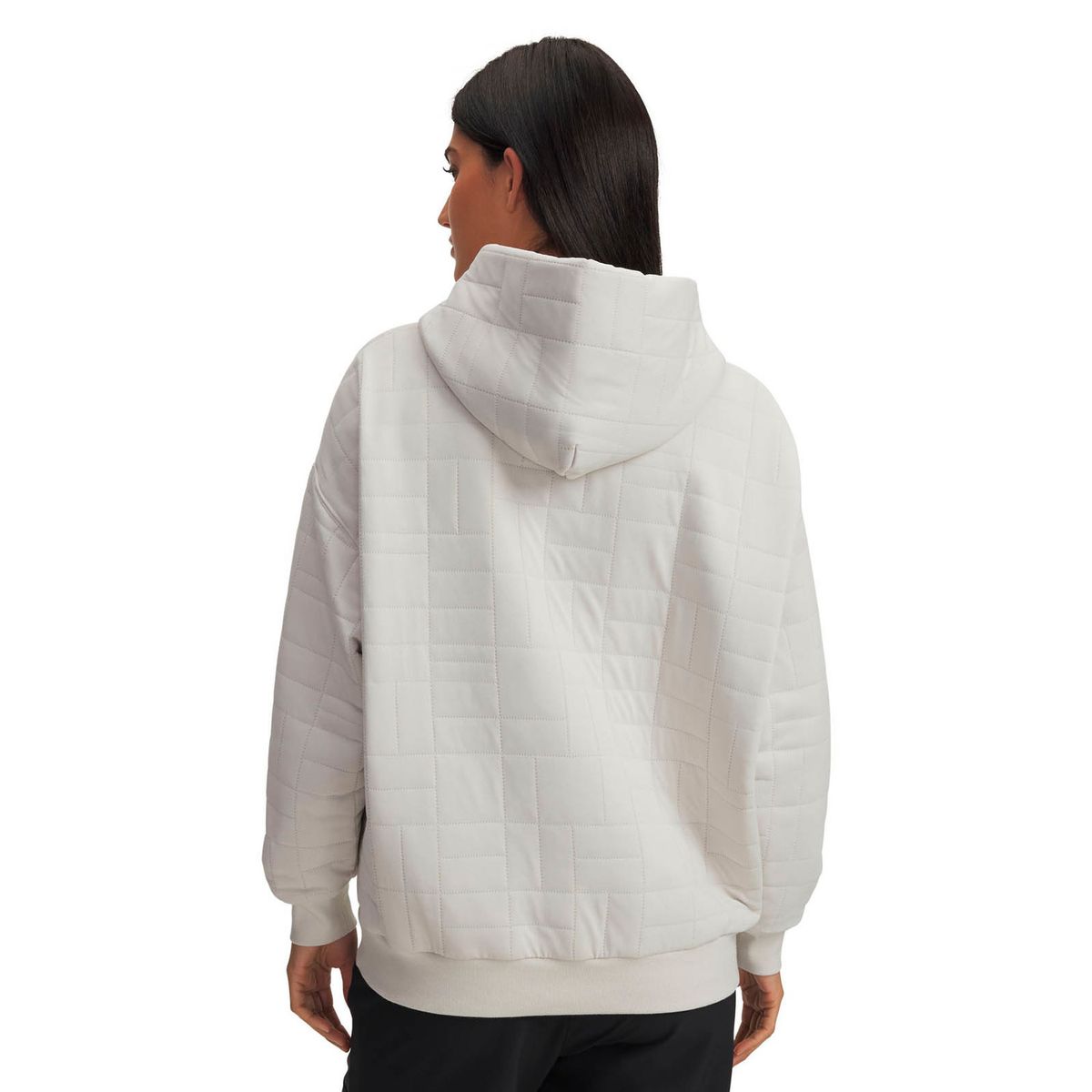 UNDER ARMOUR - Polerón Lifestyle mujer Unstoppable Fleece blanco UNDER ARMOUR