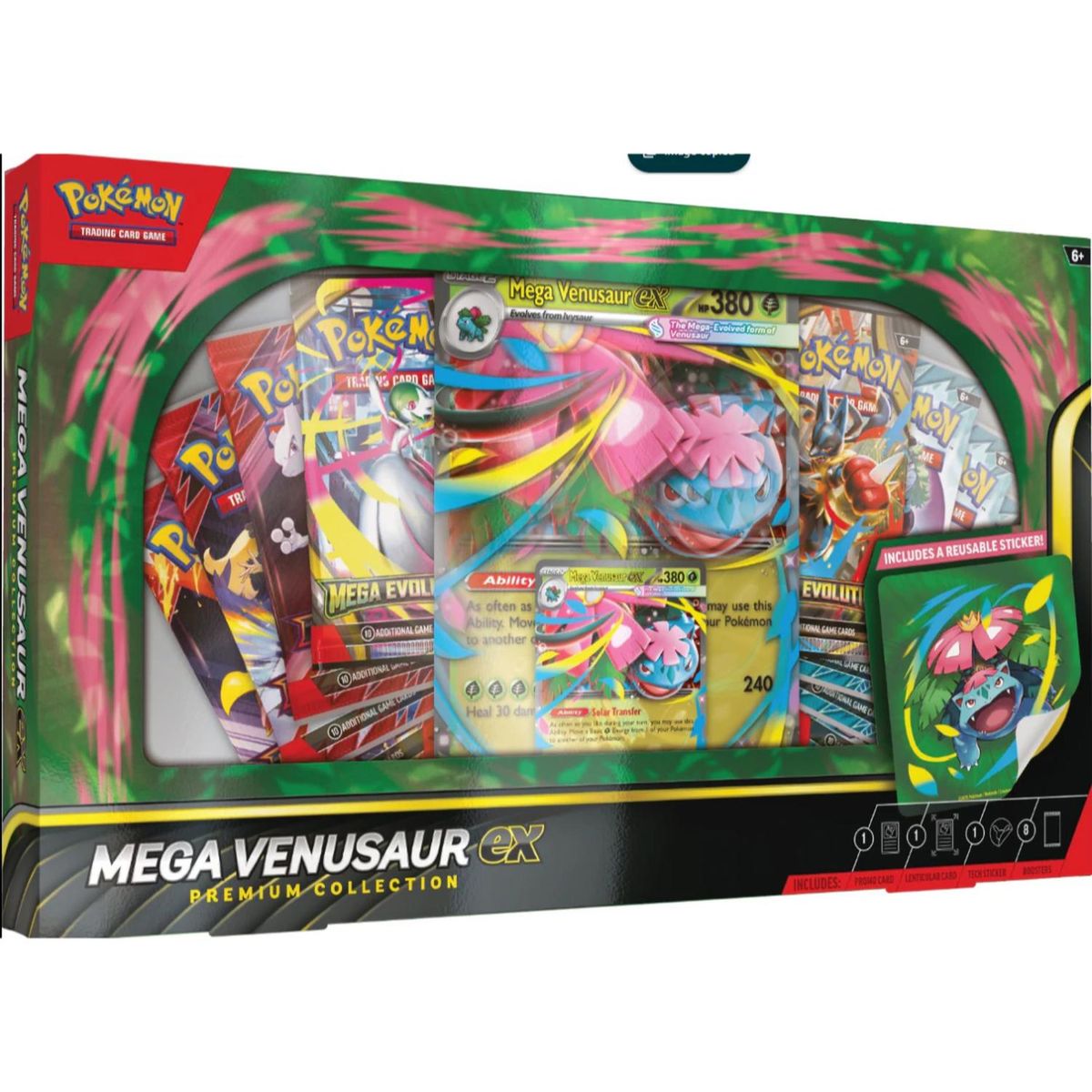 POKEMON - CARTAS POKEMON MEGA VENUSAUR EX PREMIUM ESPAÑOL