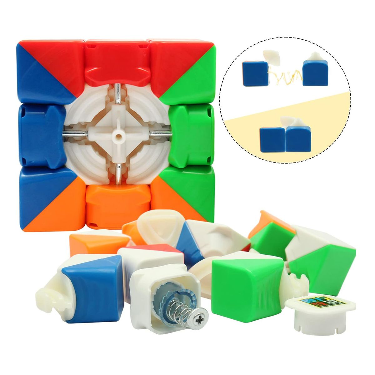 MOYU - 3x3 Cubo Rubik Moyu Super Rs3m Magnético Estándar