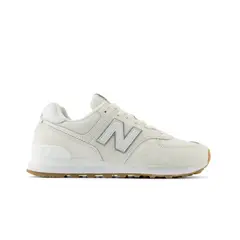 NEW BALANCE - Zapatilla 574 Hombre Beige - Blanco - Suela Gum