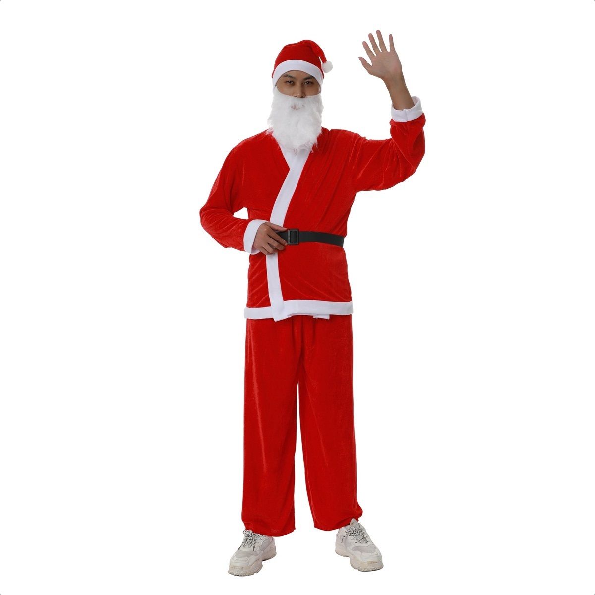 GENERICO - Traje De Navidad Disfraz Viejo Pascuero Adulto Disfraces Para Navidad
