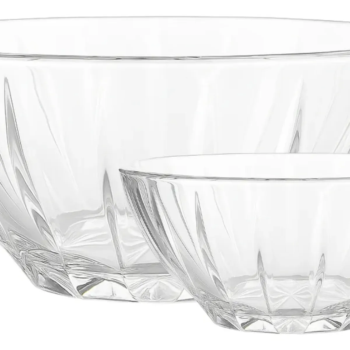 ALLEGRA - Set ensaladera más 6 bowls de vidrio Allegra