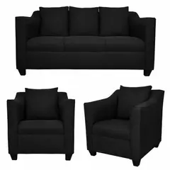 RUZAM MOBEL - Living 3-1-1 AURA Negro