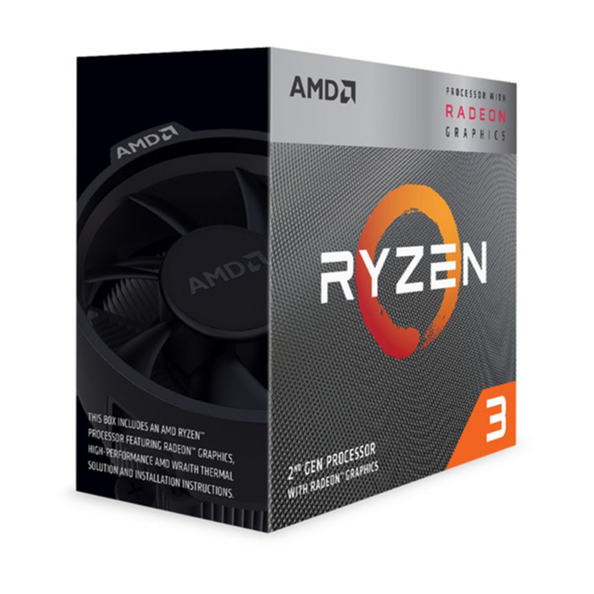 AMD CORP - Procesador AMD Ryzen 3 3200G, Radeon Vega 8 (AM4, 4 Cores, 3.6GHz)