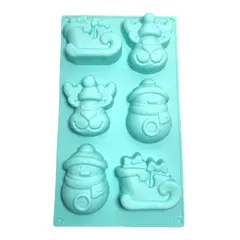 GENERICO - Moldes De Silicona Moldes De Pascua Molde Navidad Trineo Ren