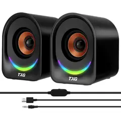 BLUEDREAMER - Parlante Bluetooth Portátil Bocinas Inalámbrica Con RGB Negro R2