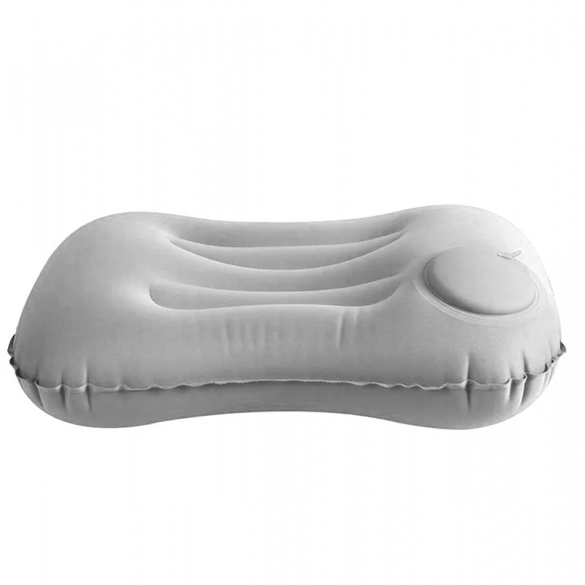 BLUEDREAMER - Almohada Inflable de Compresión Para Acampar Gris