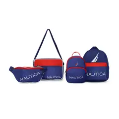 NAUTICA - Pack mochila Parvus y Orión + banano Kappa + bolso Perseo azul