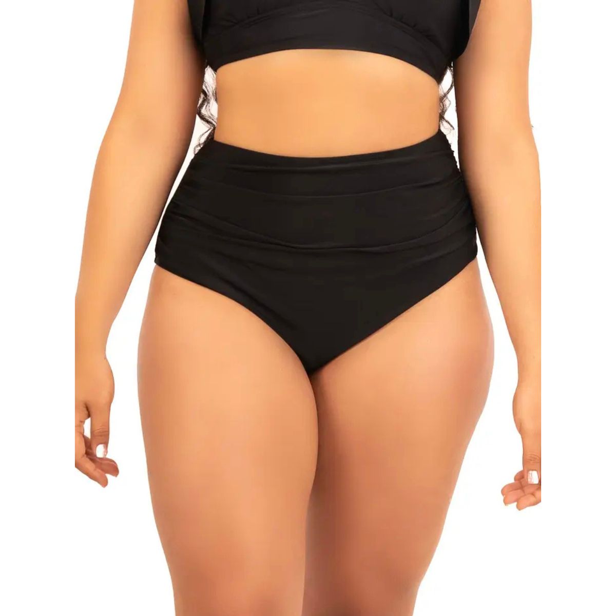 HIPSY SWIMWEAR - Parte De Abajo Calzón Bikini Tiro Alto Alta cobertura