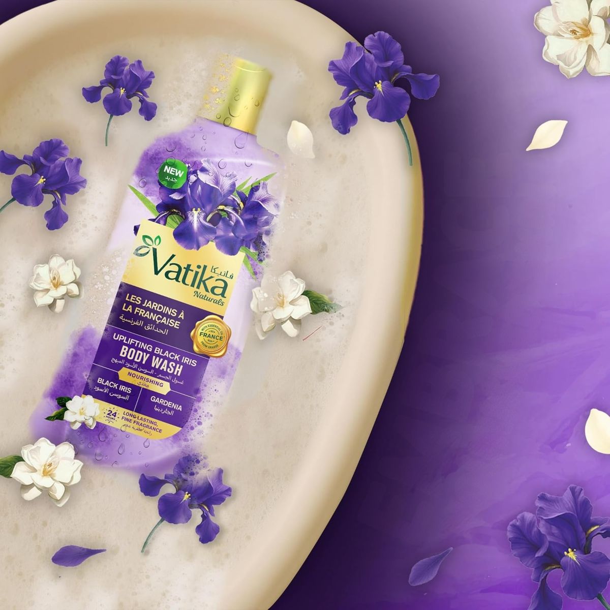 VATIKA NATURALS - Vatika Gel De Ducha Iris & Gardenía 250 ml