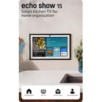 Echo Show 15 FHD 15.6"" con Fire TV y Alexa - Negro