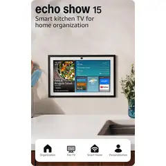 AMAZON - Echo Show 15 FHD 15.6" con Fire TV y Alexa - Negro