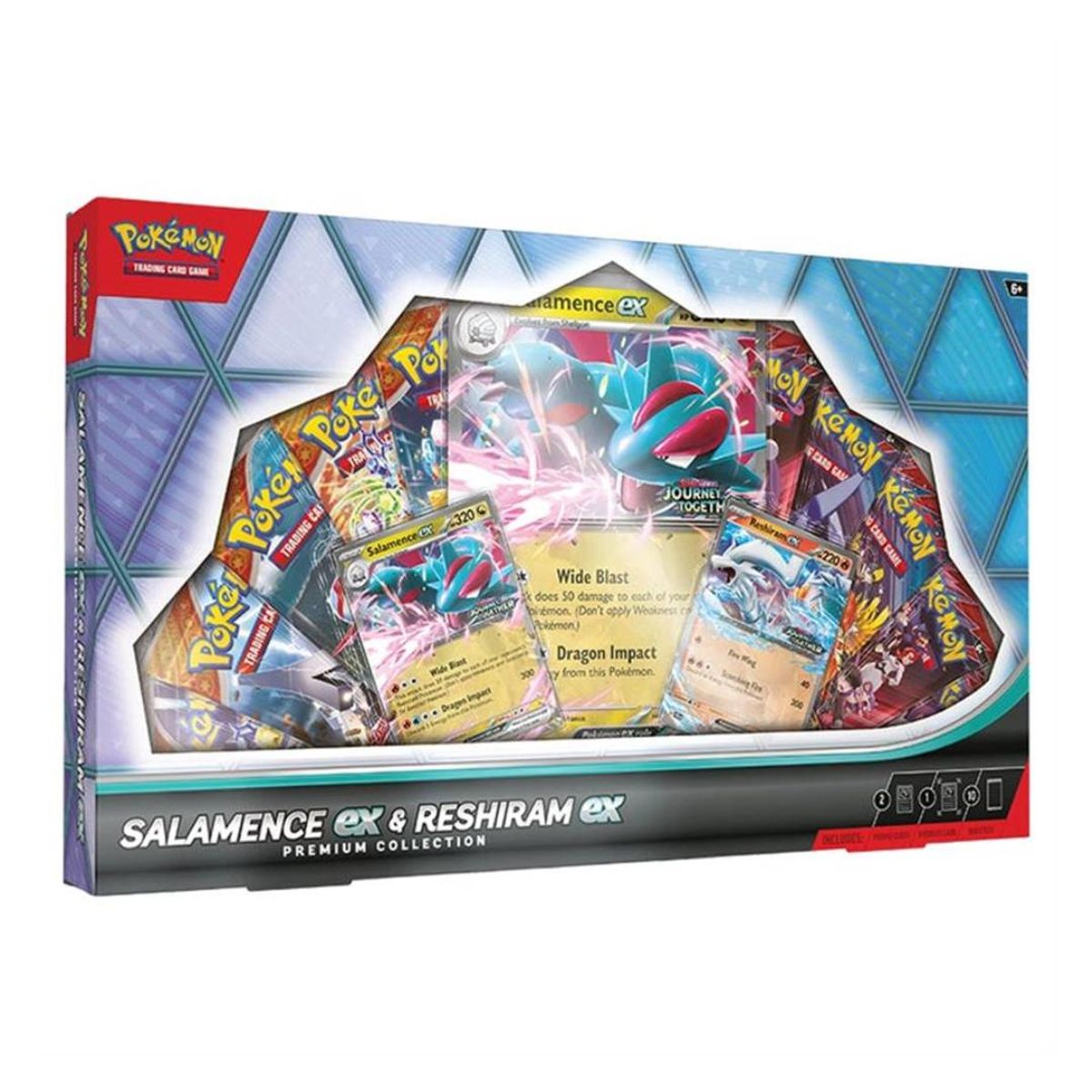 POKEMON - Pokemon: Salamence ex & Reshiram ex Premium Collection ING