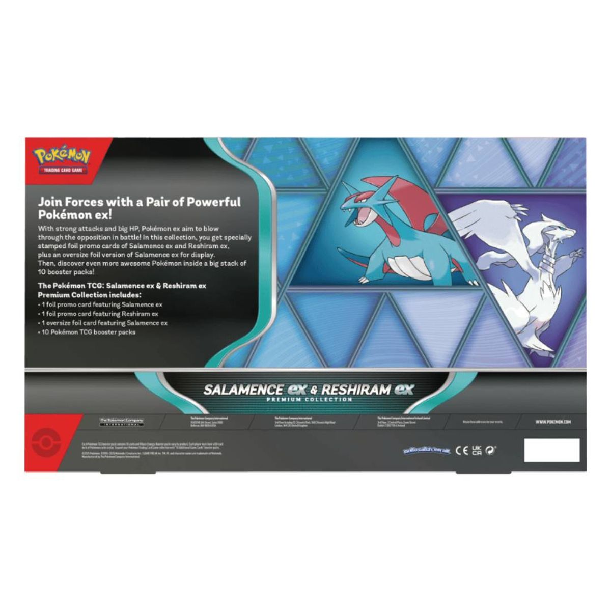 POKEMON - Pokemon: Salamence ex & Reshiram ex Premium Collection ING