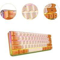 Teclado Mecánico Inalámbrico Naranja