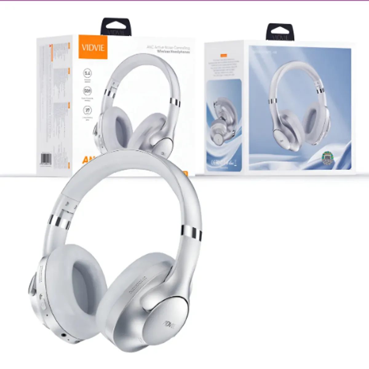 GENERICO - Auriculares Inalámbricos Anc 500mah Vidvie Bbh2113