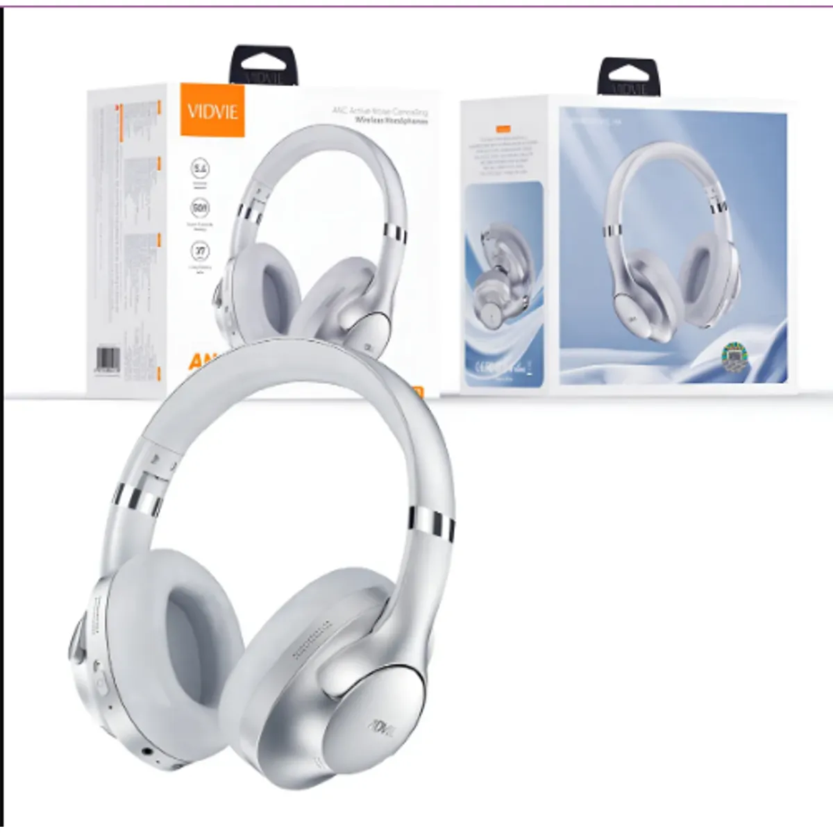 GENERICO - Auriculares Inalámbricos Anc 500mah Vidvie Bbh2113