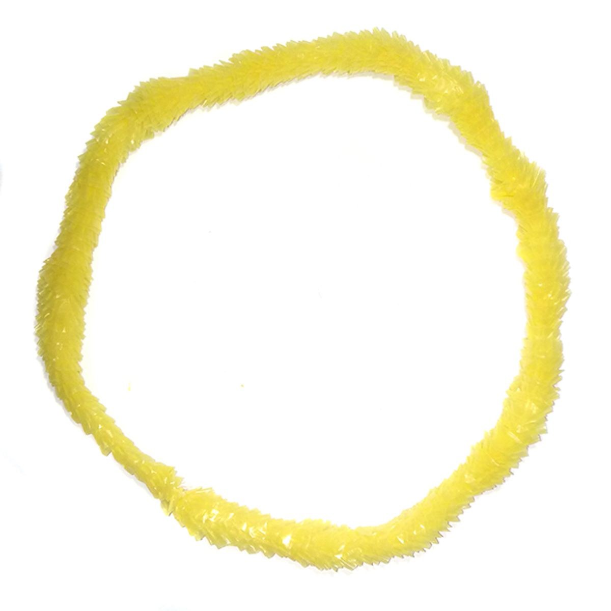 GENERICO - COLLAR HAWAI PLASTICO AMARILLO X12 UNI