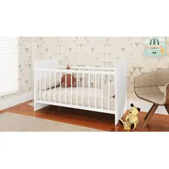 TECNOMOBILI - Cuna 76x133x74 cm blanca