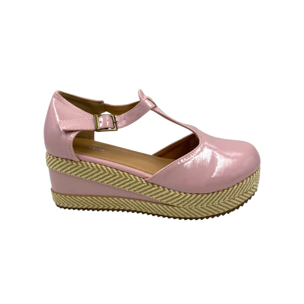HERIEL - Zapato Panchita Rosa Plataforma