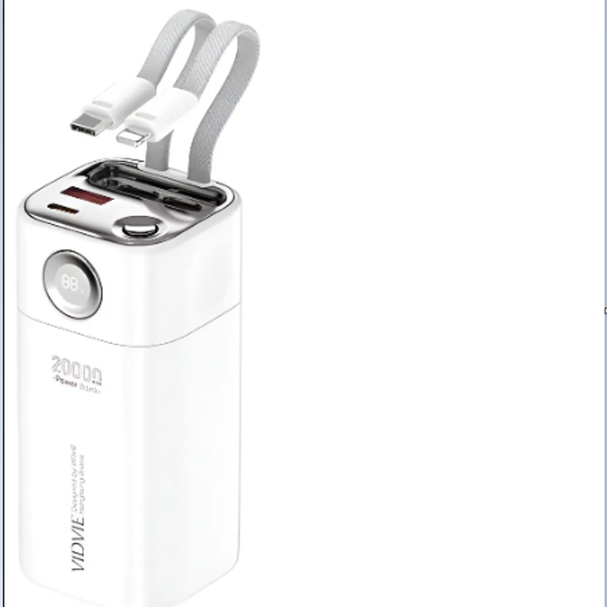 GENERICO - Power Bank Portátil Banco De Energía 2 En 1 Vidvie Pb711