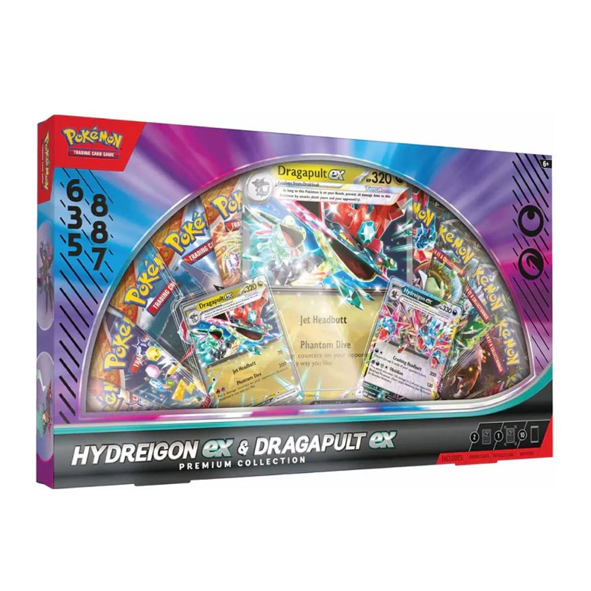 POKEMON - Pokemon: Hydreigon ex & Dragapult ex Premium Collection ING