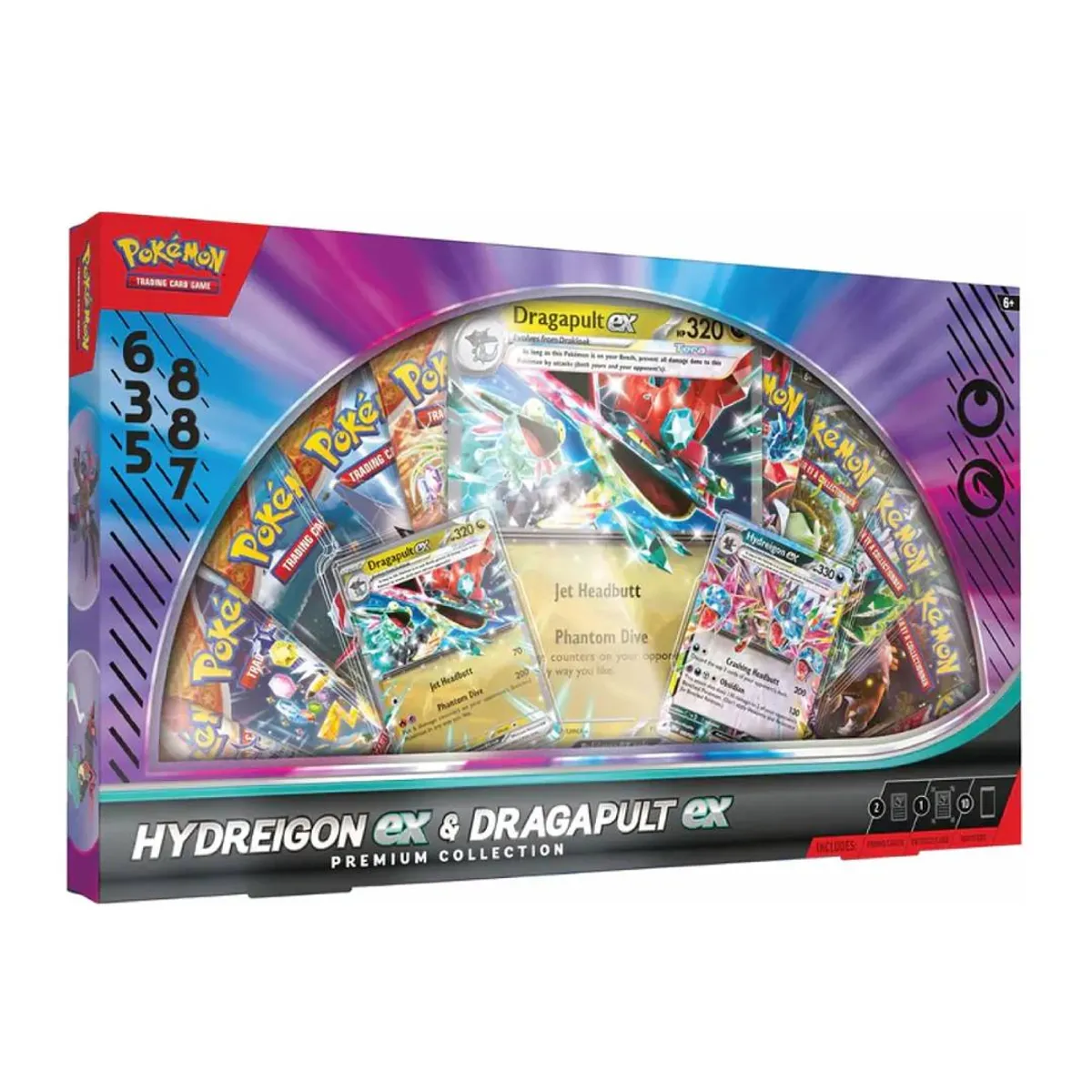 POKEMON - Pokemon: Hydreigon ex & Dragapult ex Premium Collection ING
