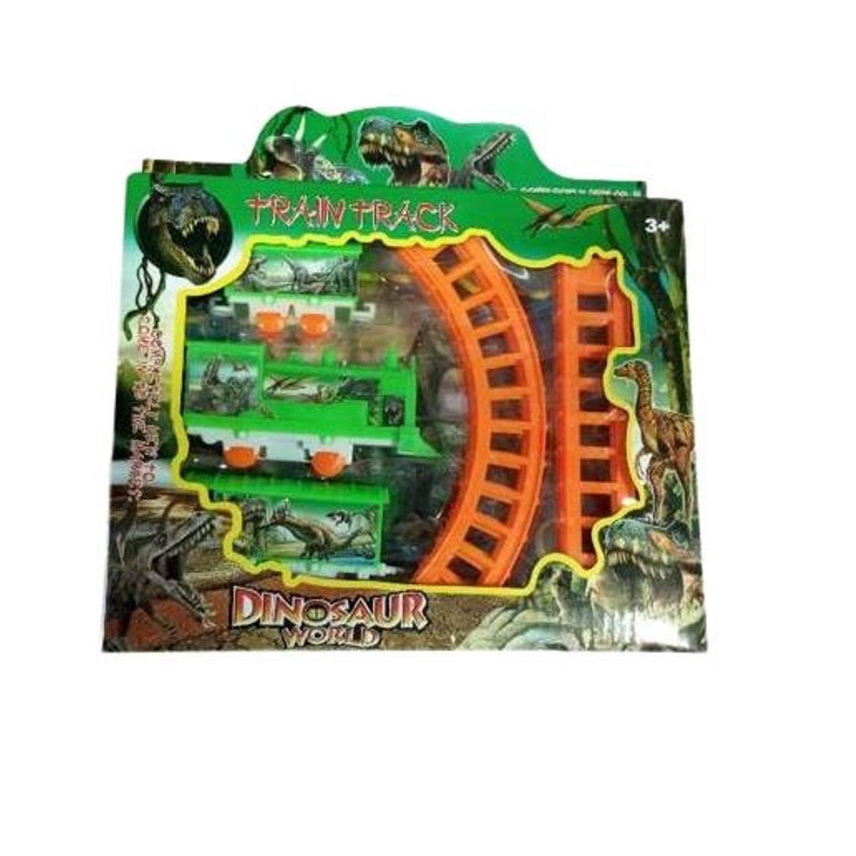 GENERICO - Caja juguete dinosaurio tren 25cm  tamaño de la caja  para niños