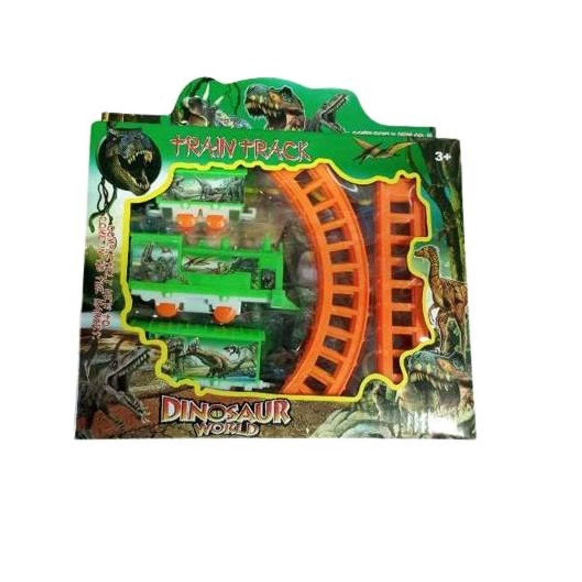 GENERICO - Caja juguete dinosaurio tren 25cm  tamaño de la caja  para niños