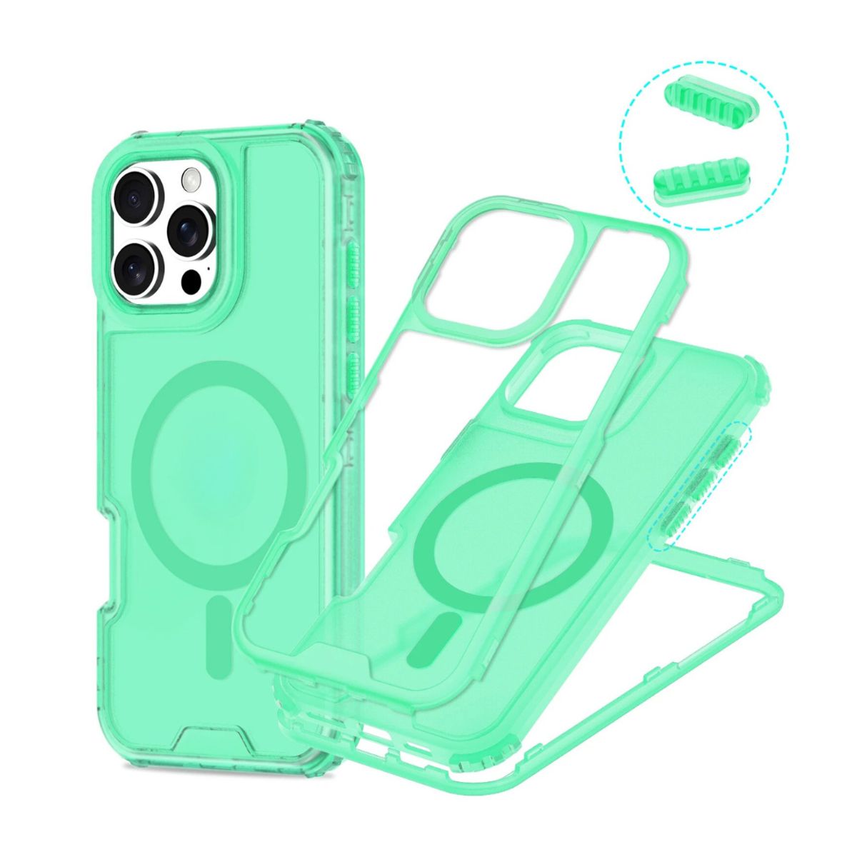 GENERICO - Carcasa mate para Samsung S25 Ultra Funda Magnética 360 - Calipso