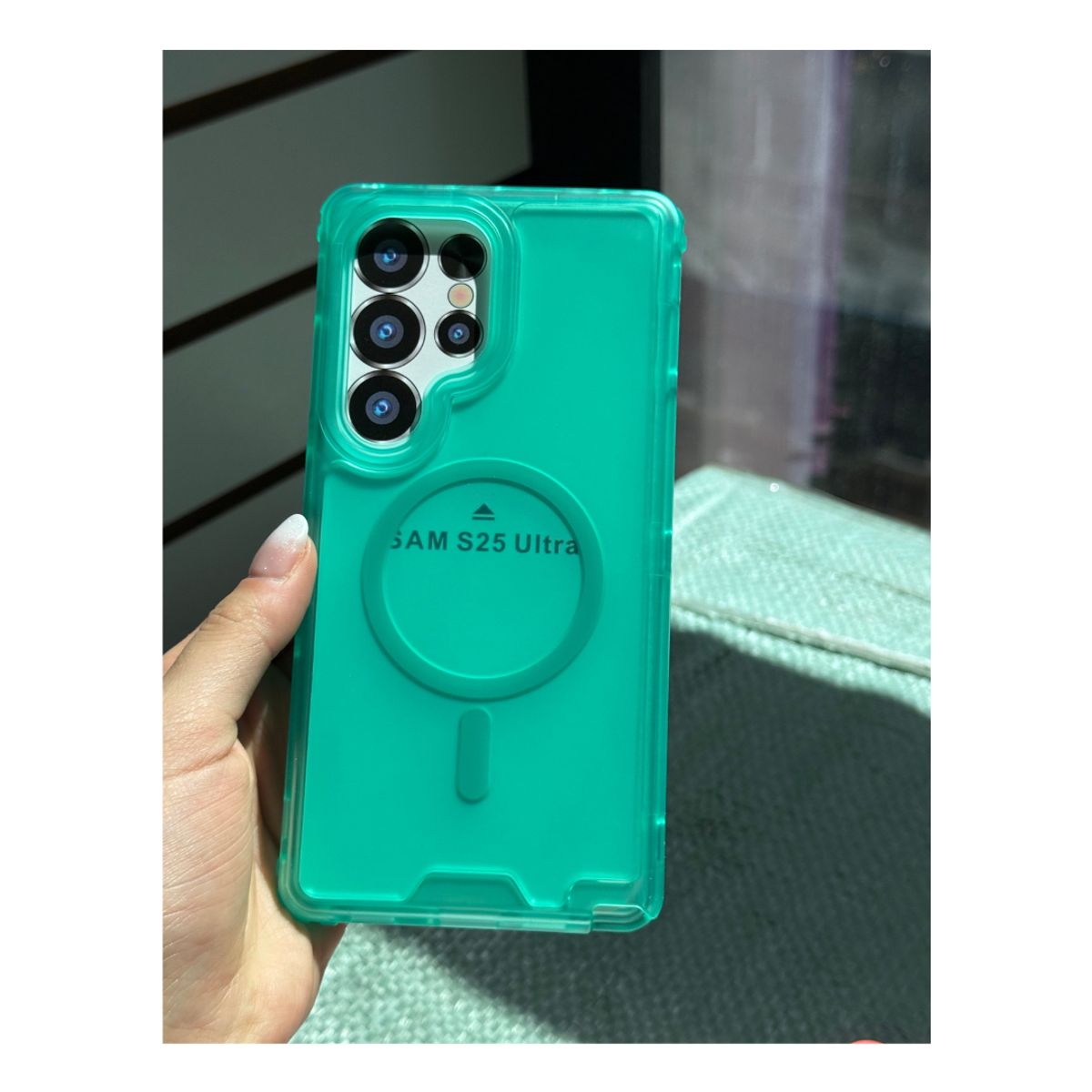 GENERICO - Carcasa mate para Samsung S25 Ultra Funda Magnética 360 - Calipso