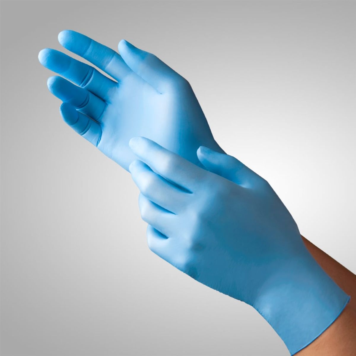 GENERICO - Guantes de Nitrilo Azul L 100Un